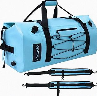 80L Dry Bag Large Waterproof Bag Roll-Top Heavy Duty Fishing Duffel Bag with Durable Straps & Handles for Kayaking Paddle boarding Boating Rafting Fishing product image
