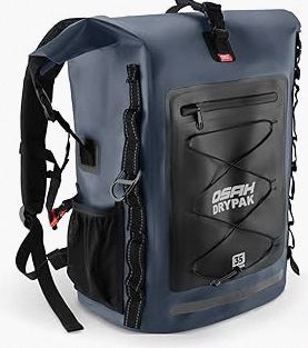 Waterproof Backpack Dry Bag 35L/55L/85L – Heavy Duty Roll-Top Hiking Backpack Sack Keeps Gear Dry for Travel, Kayaking, Boating, Camping, Rafting and Fishing product image