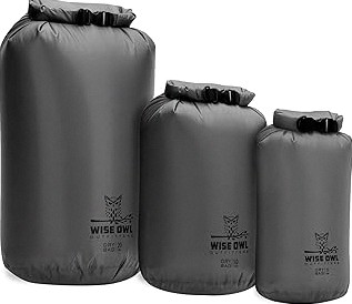 Wise Owl Outfitters Waterproof Dry Bag 3-Pack – Lightweight & Airtight 5L/10L/20L Small & Large Dry Bags for Kayaking, Beach, Travel, Boating, Hiking product image