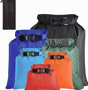 6PCS Dry Bags Waterproof, Lightweight Dry Bags for Kayaking Waterproof，Outdoor Waterproof Bag for Kayaking Hiking Boating Camping product image