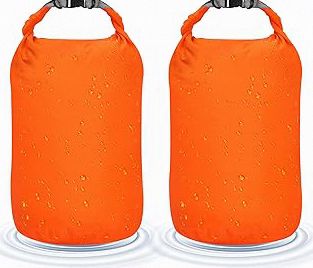 Desoto Waterproof Dry Bag 2 packs, 2L/5L/10L/20L/40L/70L Dry Sack Lightweight Portable, Dry Storage Bag to Keep Gear Dry Clean for Kayaking, Gym, Hiking, Swimming, Camping product image