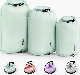 Ultralight Dry Bag Portable Dry Sack 9L & 15L & 20L Durable Waterproof Bag Set Keep Gear Dry Storage Bag for Hiking, Camping, Boating, Backpacking, Kayaking (3 Pack)(Green) product image